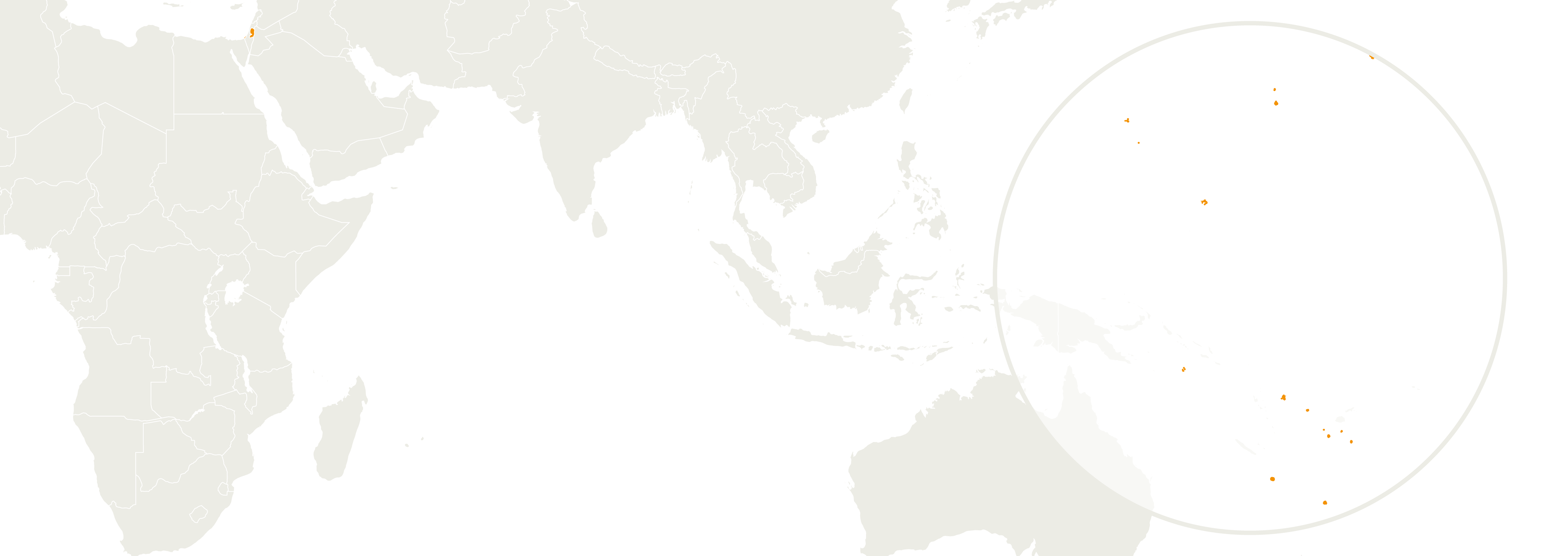 Map of Cook Islands