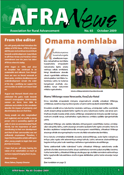 AFRA News No.65 