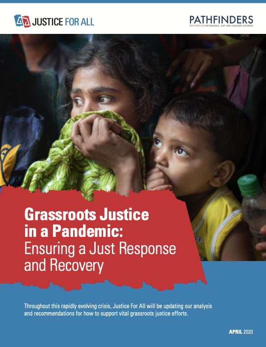 Grassroots Justice in a Pandemic: Ensuring a Just Response and Recovery