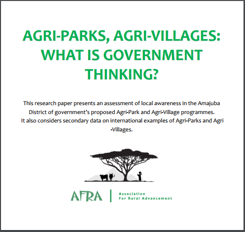 Agri-Parks, Agri-Villages 