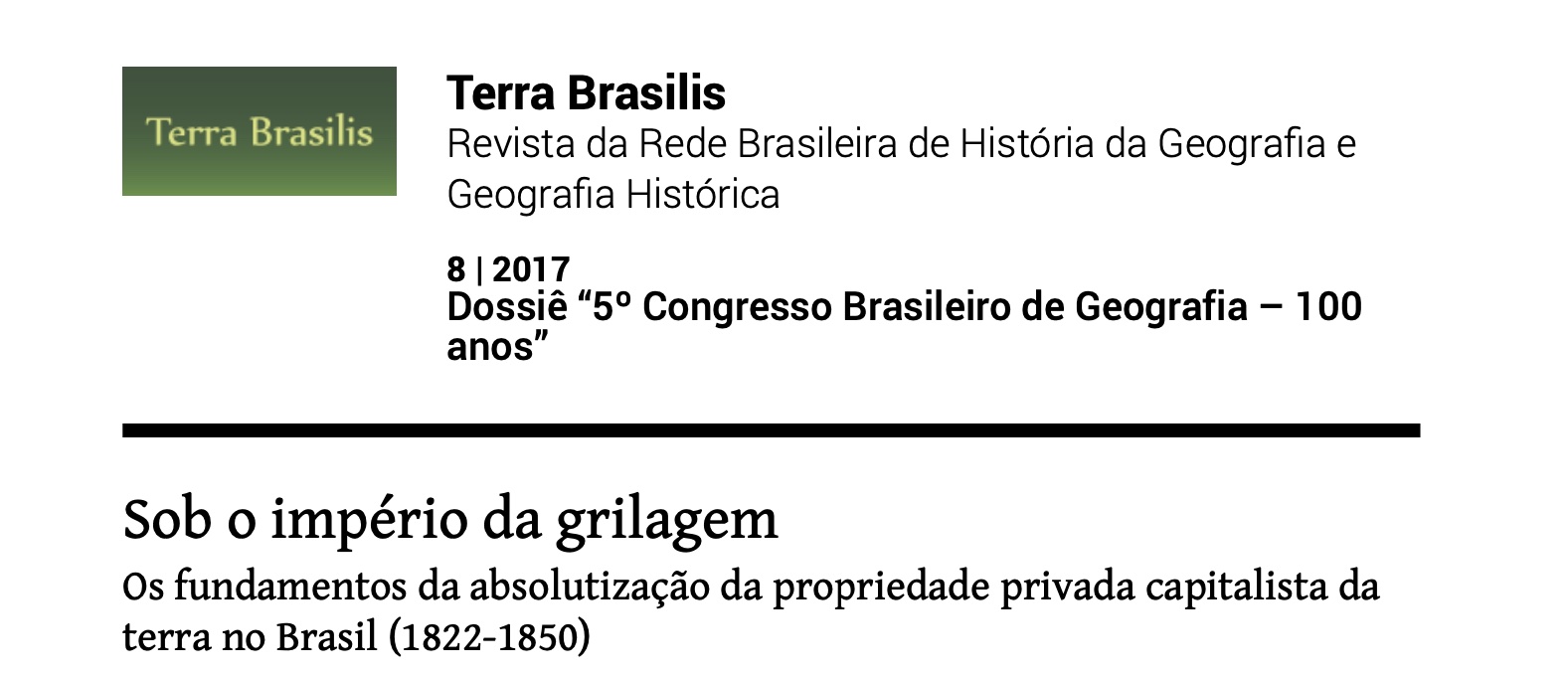 Terra Brasilis