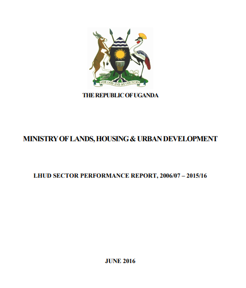 LHUD SECTOR PERFORMANCE REPORT, 2006/07 – 2015/16