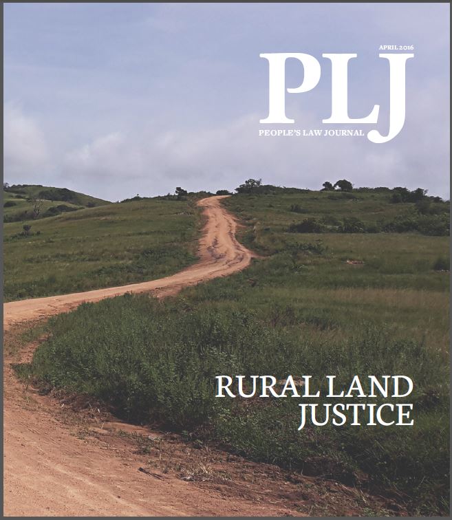 People's Law Journal No 1: Rural Land Justice