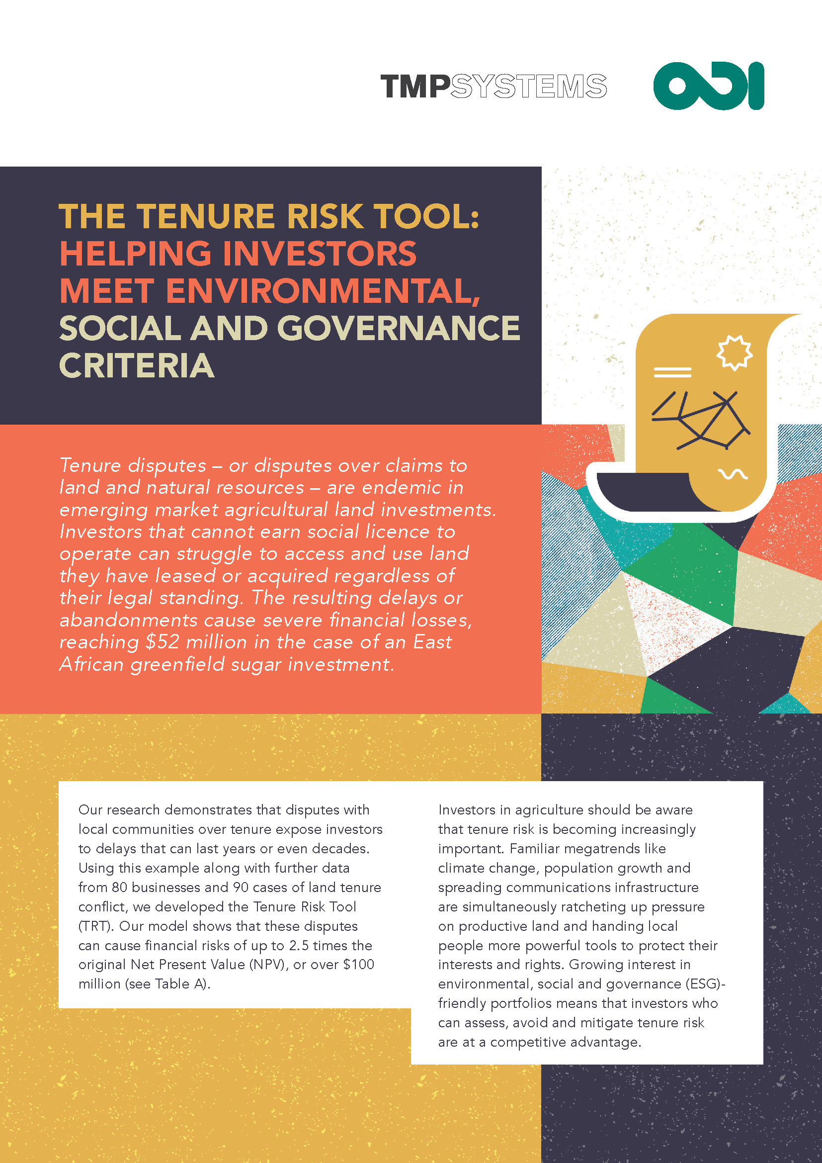 QTR brief - The Tenure Risk Tool