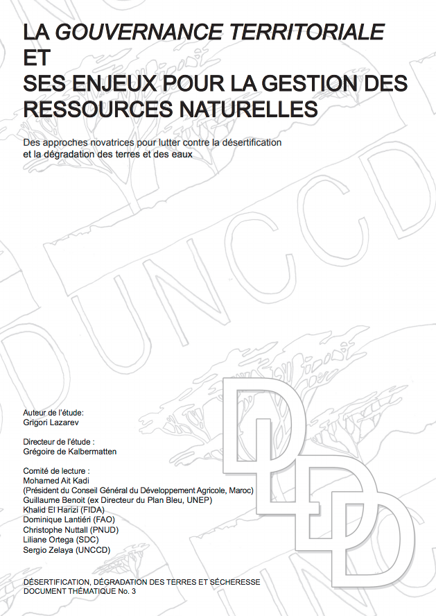 La gouvernance territoriale et ses enjeux pour la gestion des ressources naturelles cover image