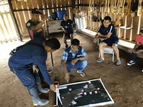 Mapping activities with community members in La Teofila la Arenosa