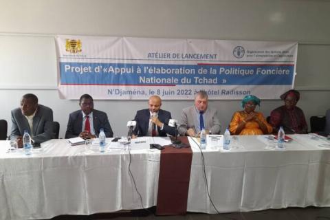 A project to support the development of land policy in Chad is launched