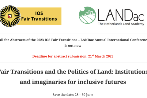 Call for abstracts: LANDac Conference 2023