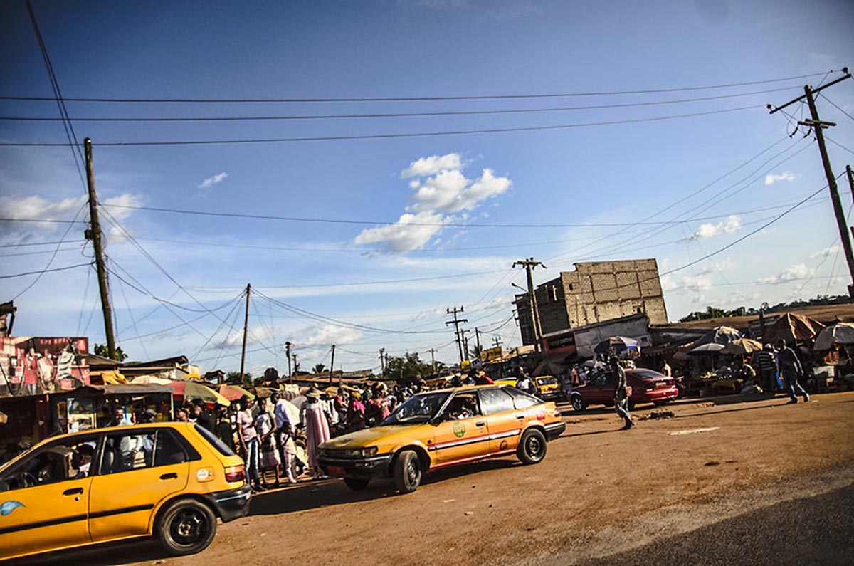 Market in Yaoundé, photo by Ludwig Tröller, 2014, 2014, CC BY-NC 2.0 license