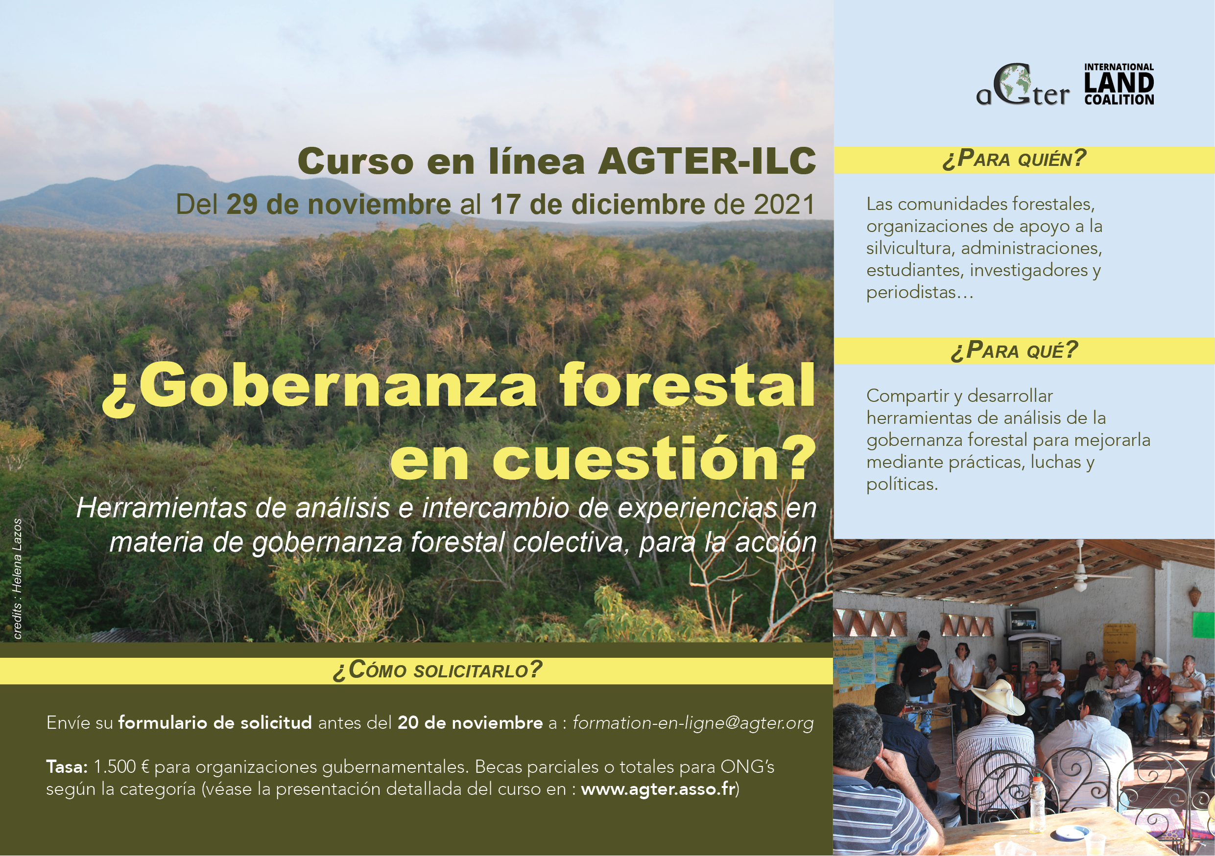 Curso ¿Gobernanza forestal en cuestión?